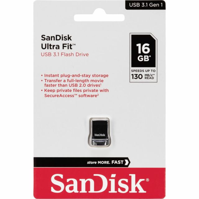 فلش 16 جی بی برند SanDisk مدل Ultra Fit USB 3.1 CZ430