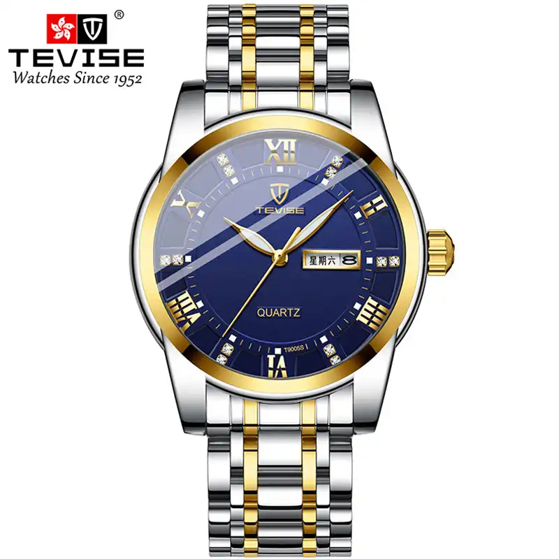 ساعت مردانه اصلی برند TEVISE مدل T9005S
