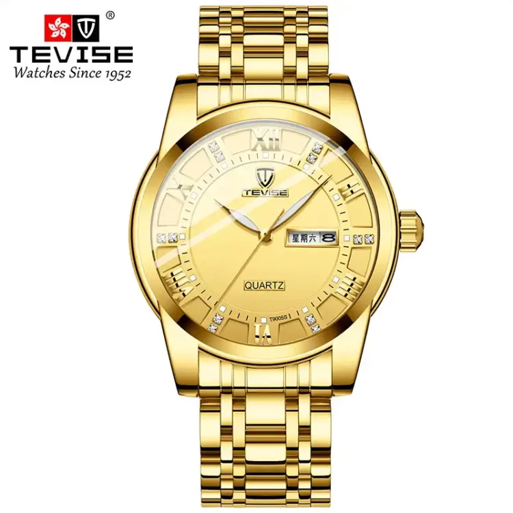 ساعت مردانه اصلی برند TEVISE مدل T9005S